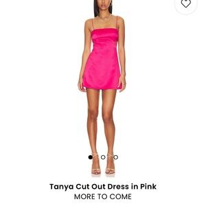 Tanya Cut Out Dress in Pink